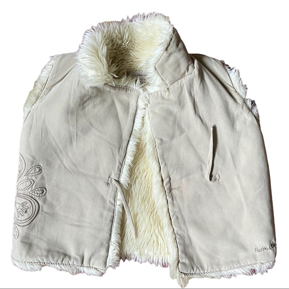 Rocha Little Rocha Girl’s Fluffy Vest